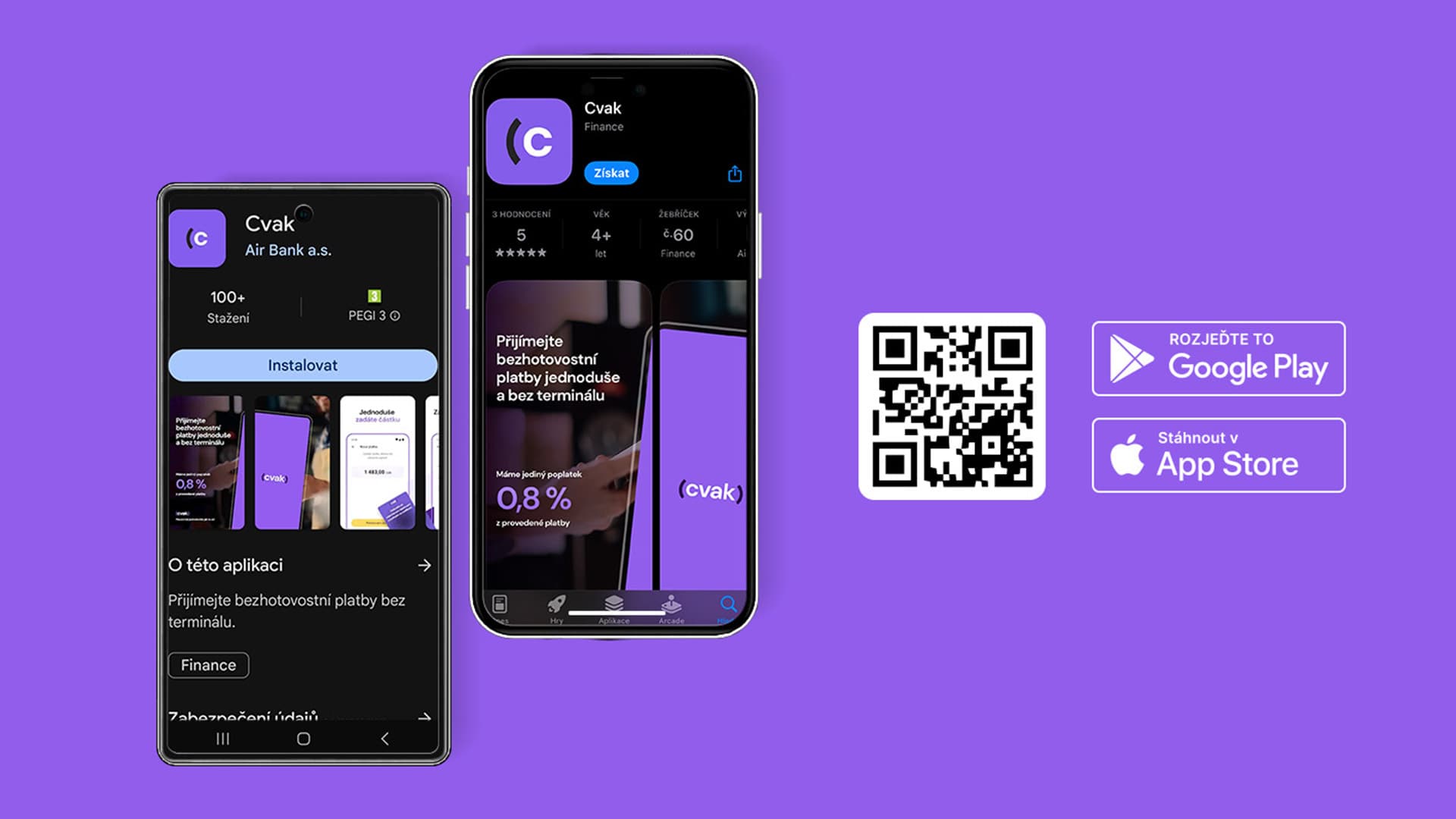 Ode dneška je Cvak ke stažení přímo z App Store i Google Play