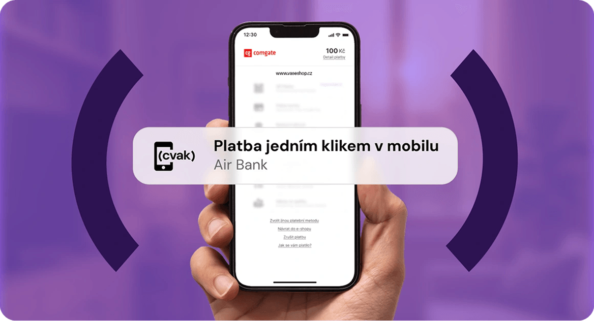 Platba jedním klikem v mobilu